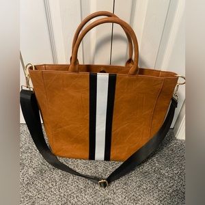 NWOT Striped Tote